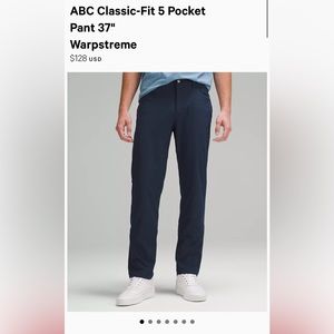 ABC Classic-Fit 5 Pocket Pant 37" Warpstreme